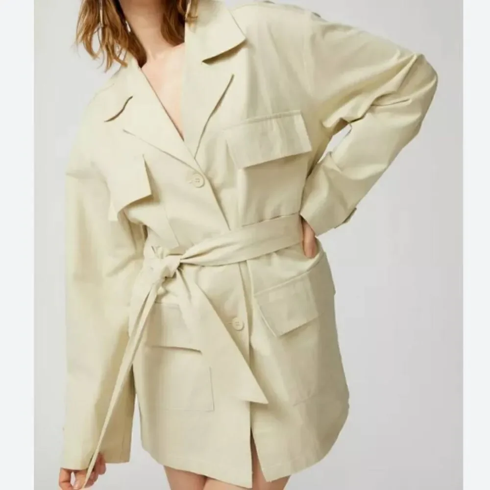 NWT Lioness Giselle Trench Coat Mini Dress